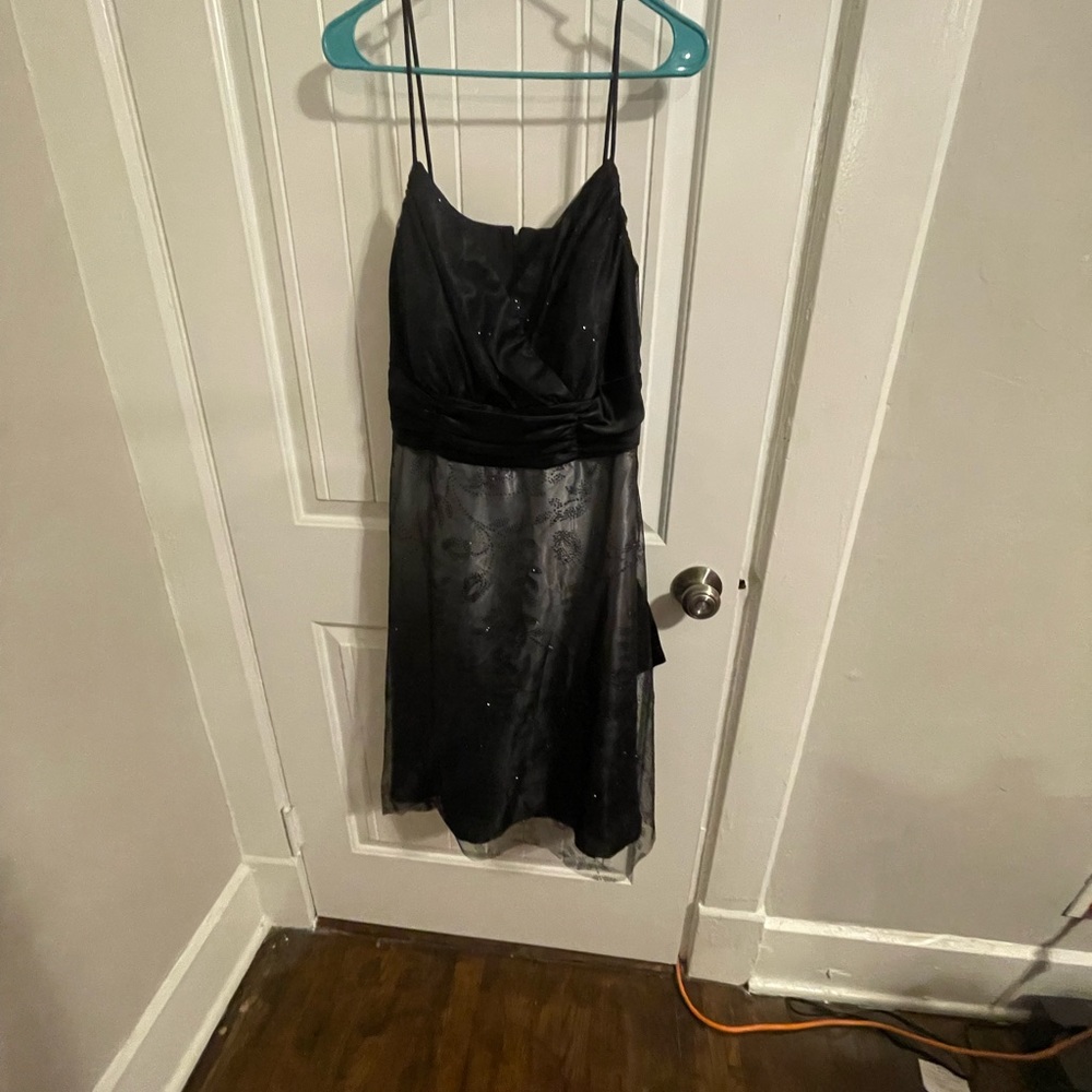 Black cocktail dress
